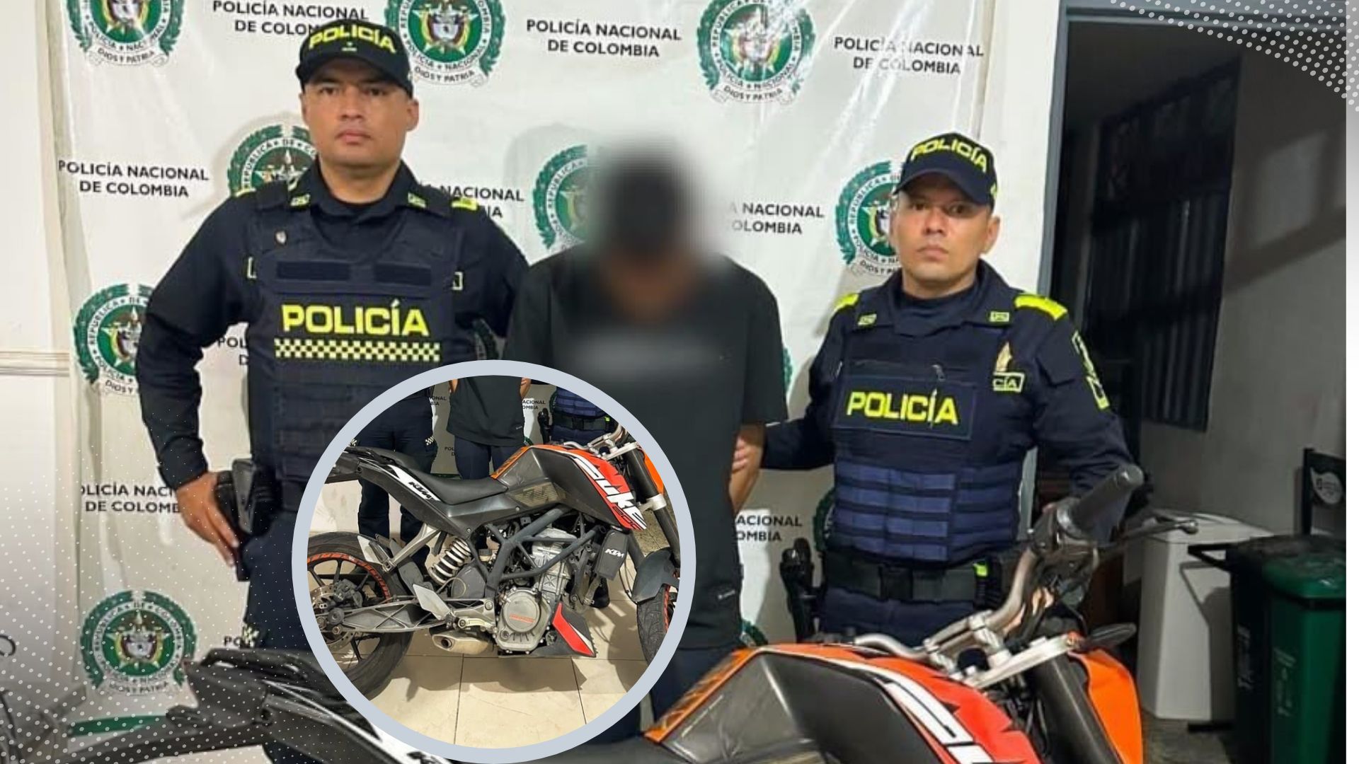 Capturan a joven con motocicleta hurtada en Ibagué Capturan a joven con motocicleta hurtada en Ibagué