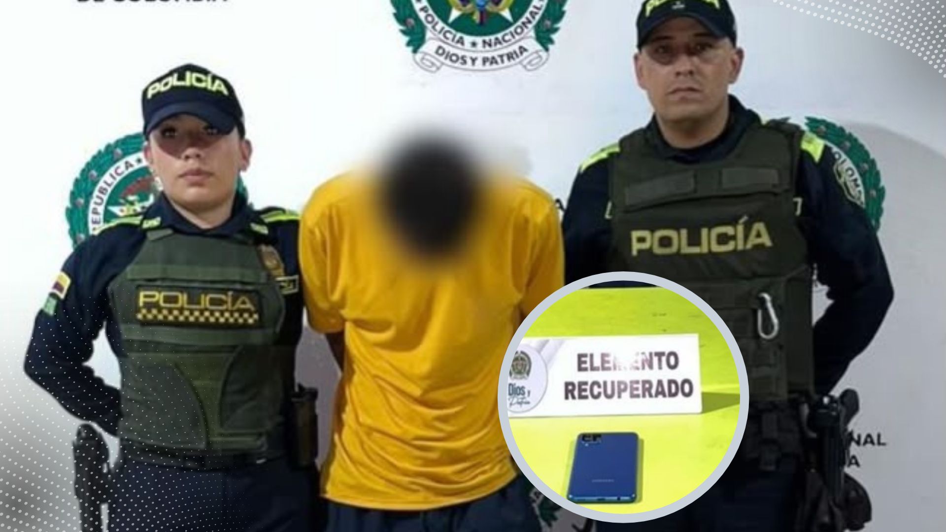 Capturan a alias ‘Máscara’ por presunto hurto de celular en Ibagué Capturan a alias ‘Máscara’ por presunto hurto de celular en Ibagué