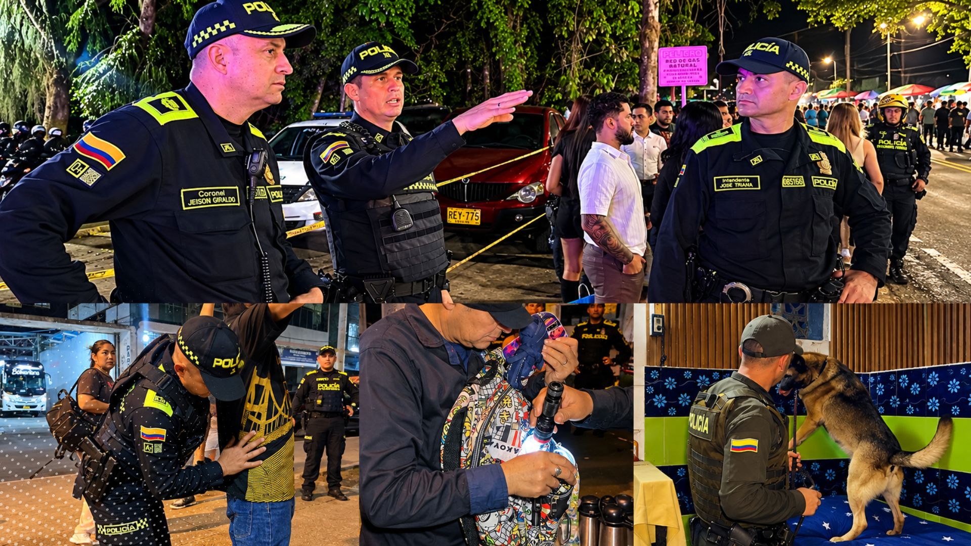12 capturados y 682 operativos de control durante el fin de semana en Ibagué
