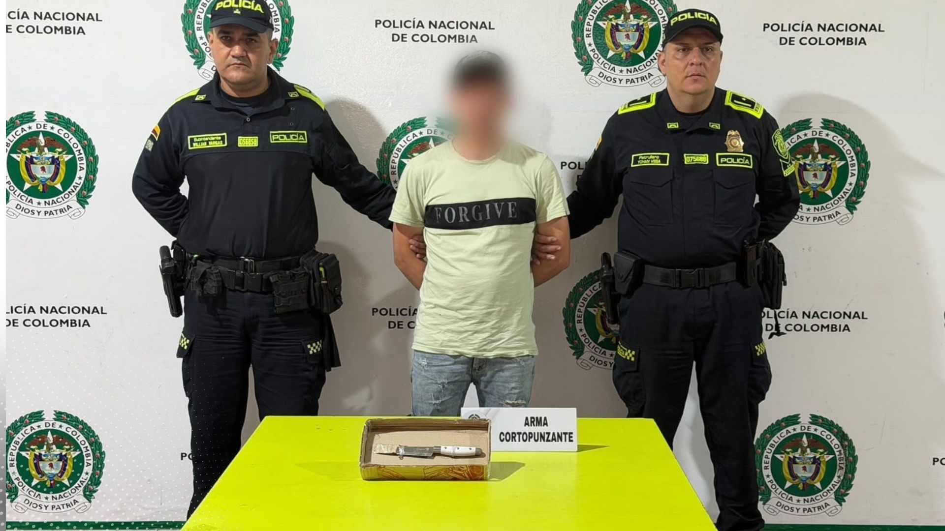 Capturan a hombre señalado de presunto homicidio en el sur de Ibagué