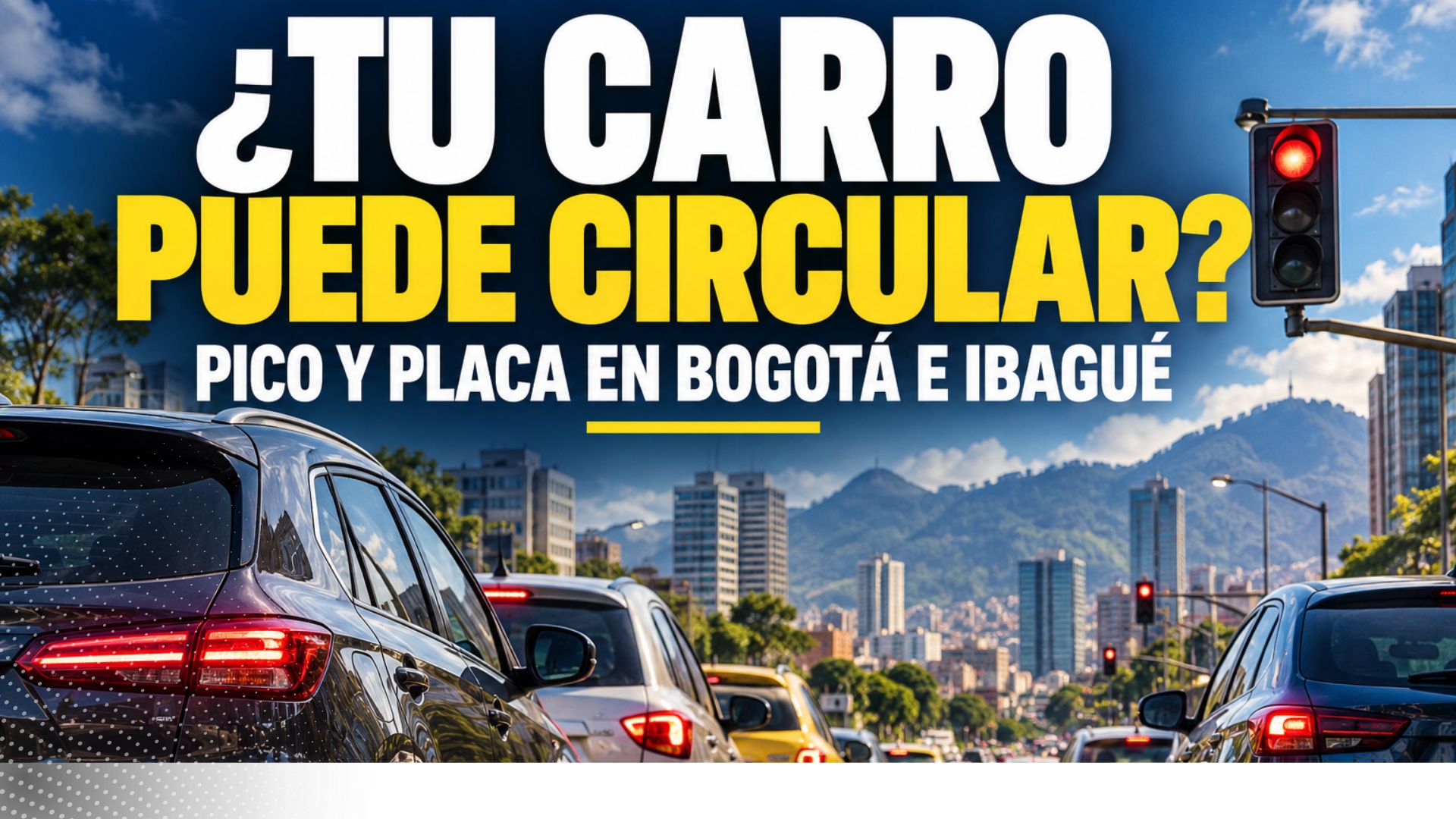 Pico y placa en Bogotá e Ibagué: así será la medida del 19 al 25 de octubre Pico y placa en Bogotá e Ibagué: así será la medida del 19 al 25 de octubre